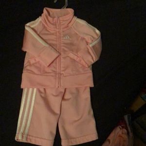 Girls adidas tracksuit